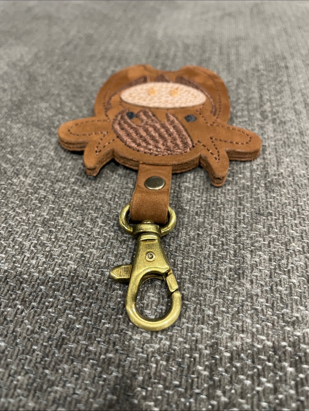 Portland Leather Rufus Cow Keychain - Picture 7 of 7